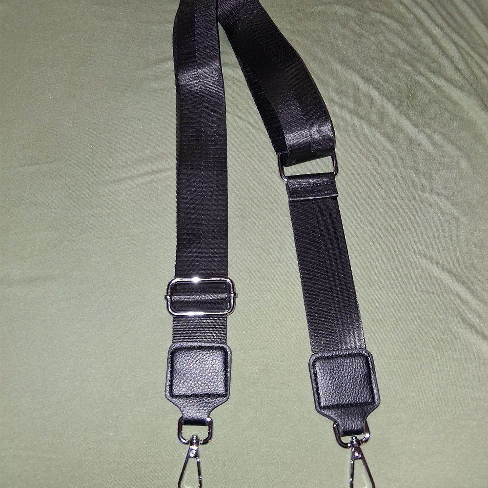 Black crossbody strap